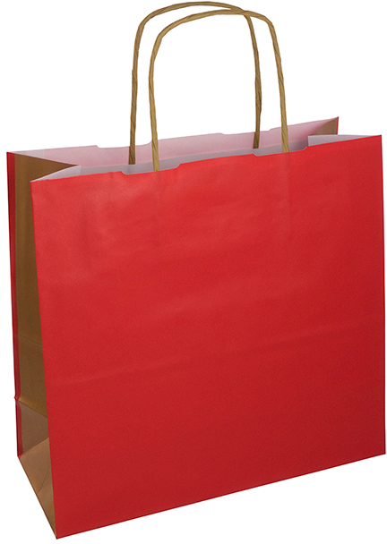 Shopper Ritorto 20+10h21 Bicolor Rosso/Oro