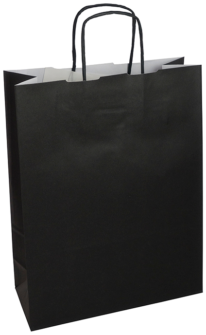Shopper Ritorto 27+11h36 Nero Pastello