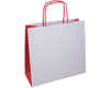 Shopper Ritorto 20 Bicolor Bianco/Rosso