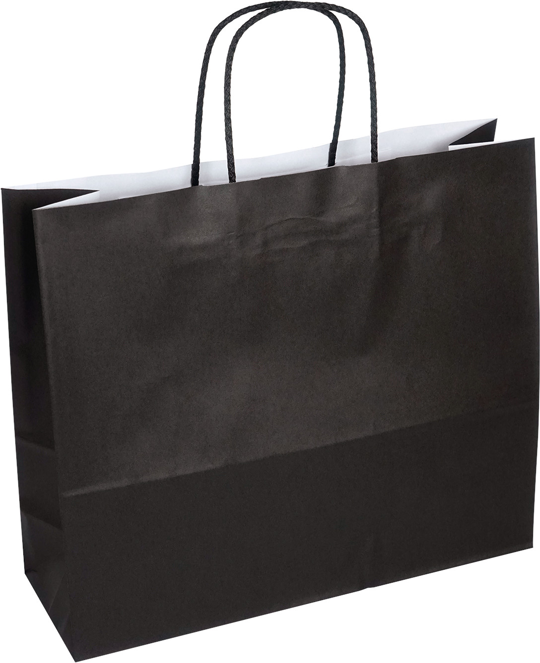 Shopper Cotone Ritorto 20+10h21 Nero