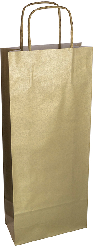 Shopper Ritorto Portabottiglie Oro 16+7h39