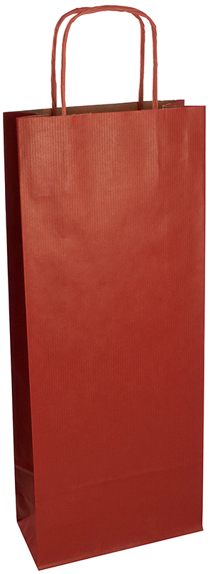 Shopper Ritorto Portabottiglie Rosso 16+7h39